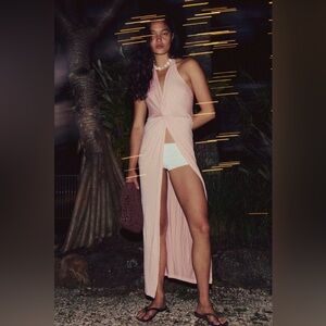 🆕 Free People Beach Mirage Convertible Tunic in coral size XS